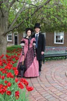 Playing Dominie H.P. Scholte & Maria at the Pella historical Village