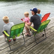 Family fishing.
