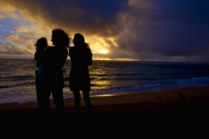 sisters-at-sunrise-in-kauai
