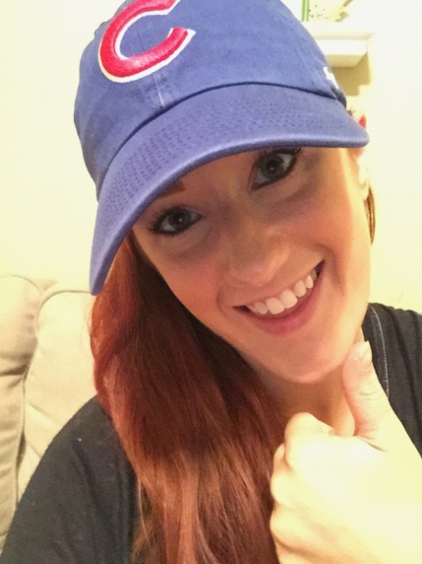Madison got some Cubbie swag to help maintain her Midwest roots in SC!